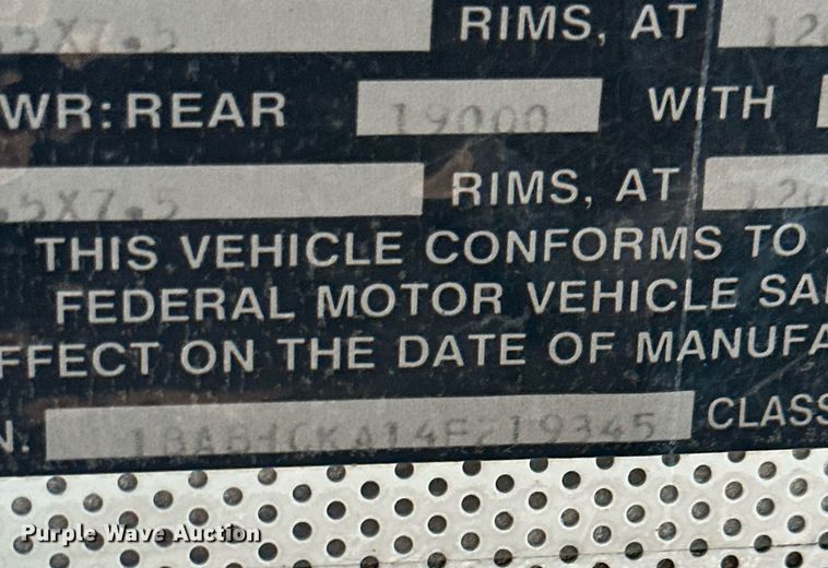 image for item DM2609 2004 Blue Bird  school bus