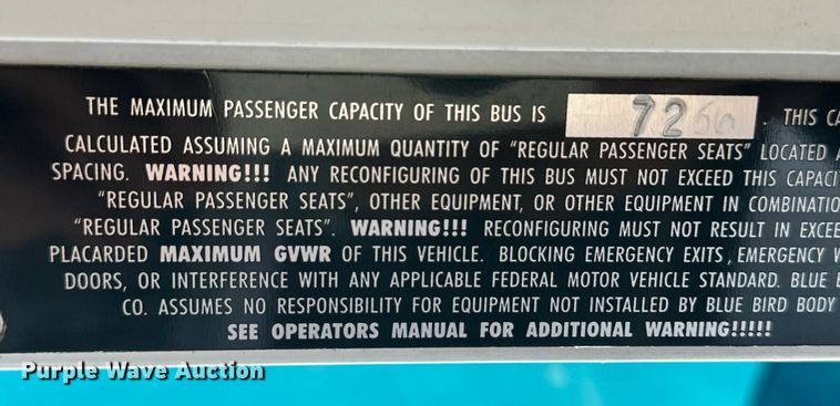 image for item DM2610 2004 Blue Bird  school bus