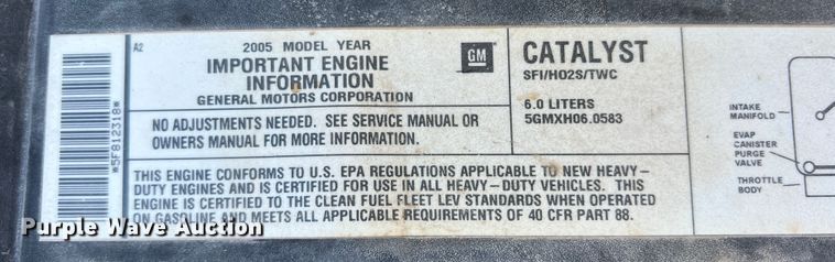 image for item DN3119 2005 GMC Sierra 2500HD  Crew Cab pickup truck