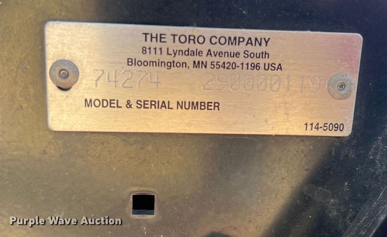 image for item DN3143 Toro 74274  ZTR lawn mower