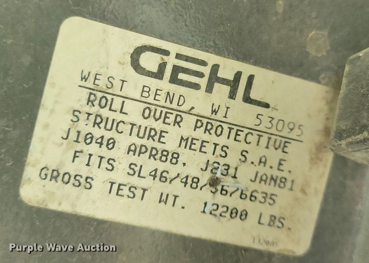 image for item DN4094 1999 Gehl 5635DX  skid steer loader