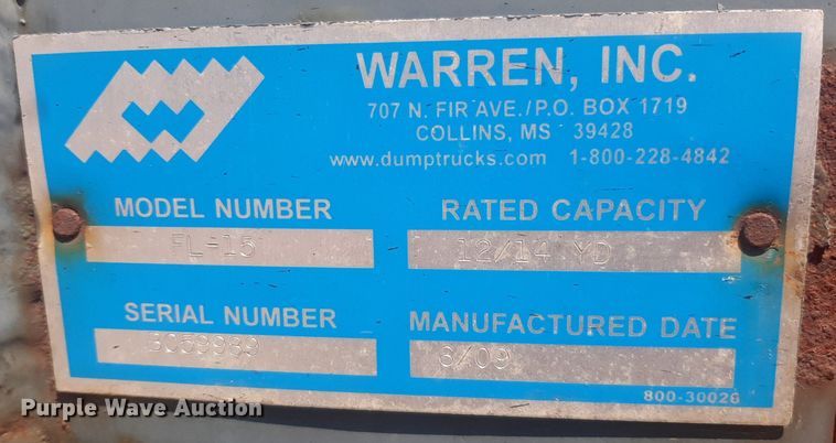 image for item DO3088 2010 Kenworth T400  dump truck