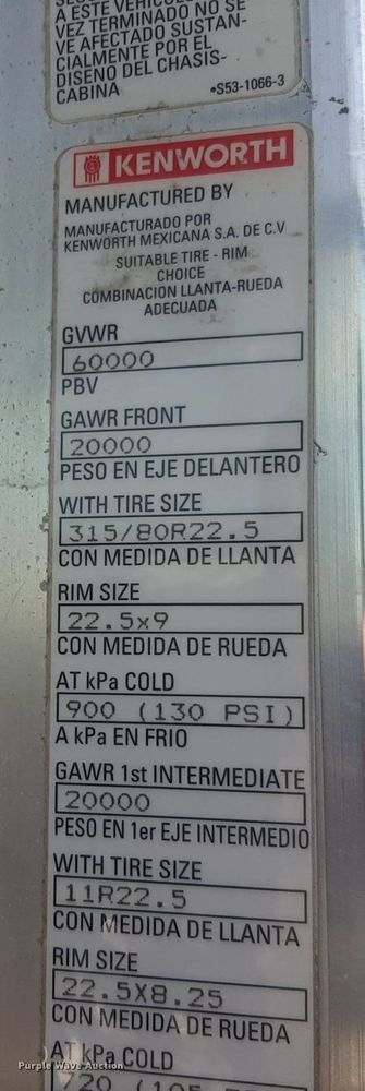 image for item DO3089 2010 Kenworth T400  dump truck