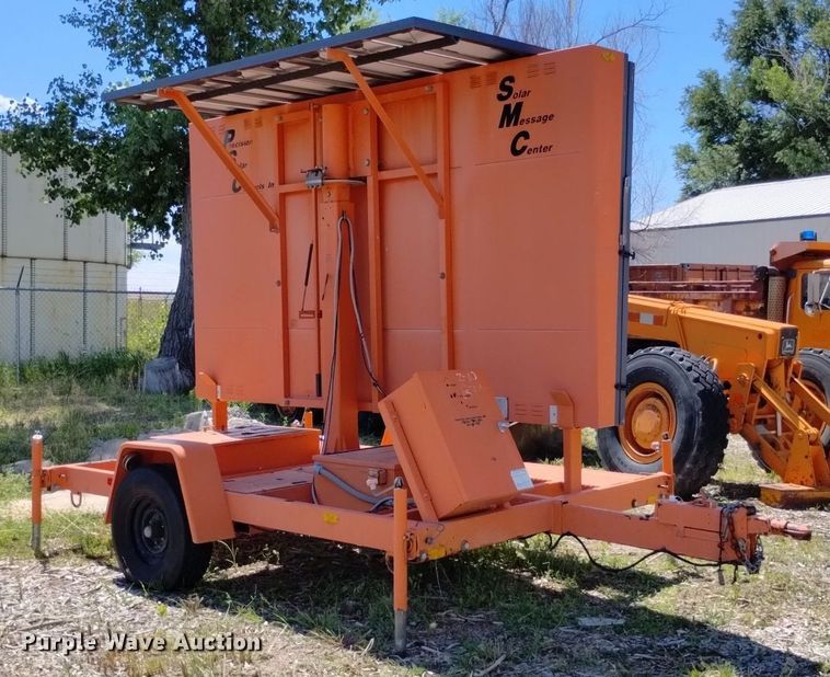 image for item DP3389 1999 PSC message board trailer