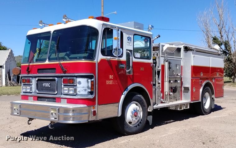image for item DP3400 1989 Spartan CA26-2142  pumper fire truck
