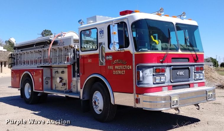 image for item DP3400 1989 Spartan CA26-2142  pumper fire truck