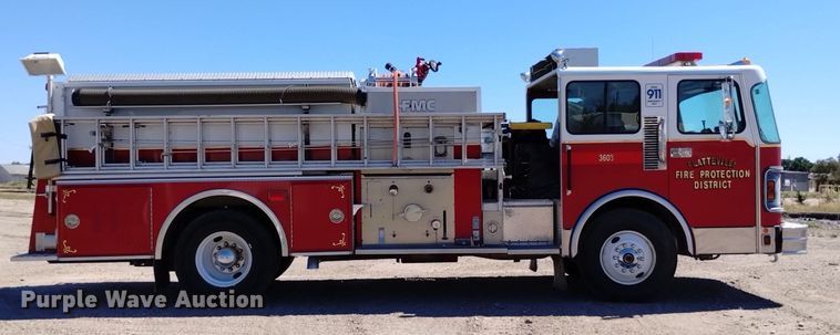 image for item DP3400 1989 Spartan CA26-2142  pumper fire truck