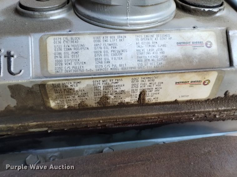 image for item DP3400 1989 Spartan CA26-2142  pumper fire truck