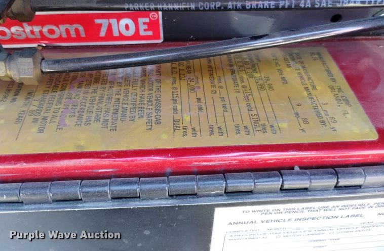 image for item DP3400 1989 Spartan CA26-2142  pumper fire truck