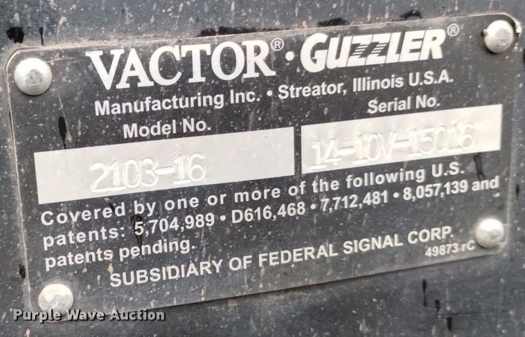 image for item DP3403 2015 International 7400  vacuum truck