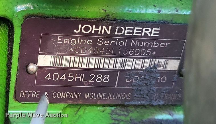 image for item DP5244 2010 John Deere 6330  MFWD tractor