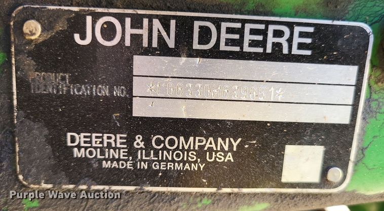 image for item DP5244 2010 John Deere 6330  MFWD tractor
