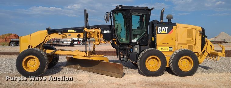 image for item DR6994 2016 Caterpillar 140M3  motor grader