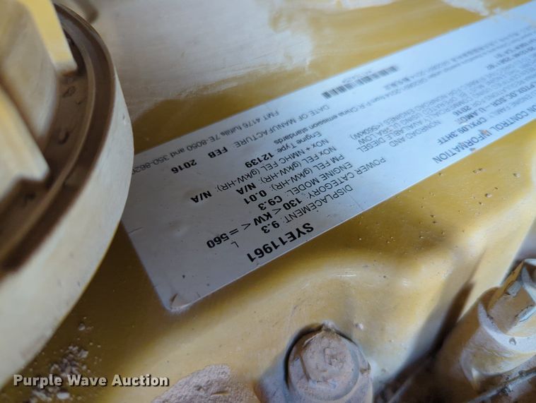 image for item DR6994 2016 Caterpillar 140M3  motor grader