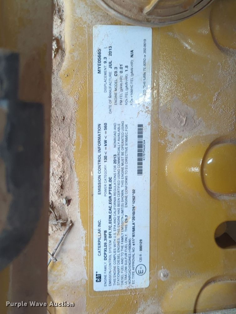 image for item DR6995 2013 Caterpillar 12M2 VHP Plus  motor grader