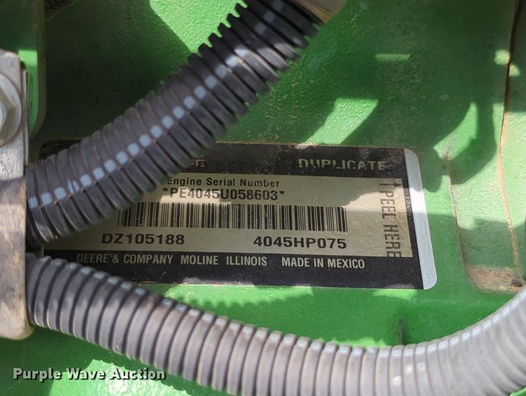 image for item DR6996 2017 John Deere 6120E  MFWD tractor