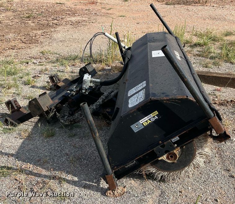 image for item DR6998 John Deere BA84  skid steer broom