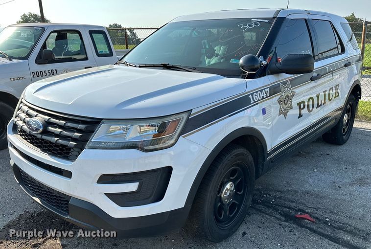 image for item GH9280 2016 Ford Explorer Police Interceptor  SUV