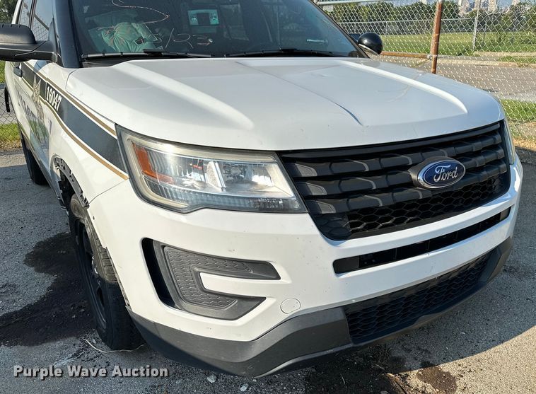 image for item GH9280 2016 Ford Explorer Police Interceptor  SUV