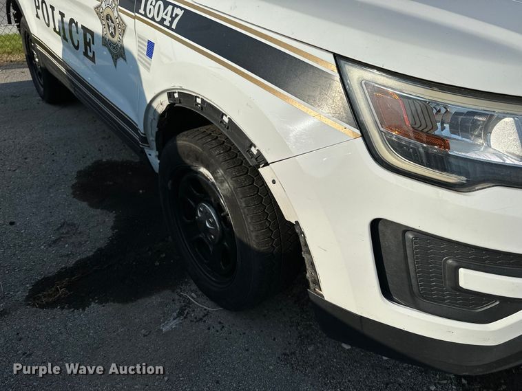 image for item GH9280 2016 Ford Explorer Police Interceptor  SUV