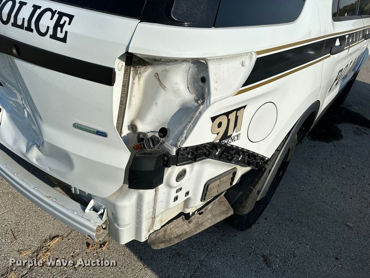 image for item GH9280 2016 Ford Explorer Police Interceptor  SUV