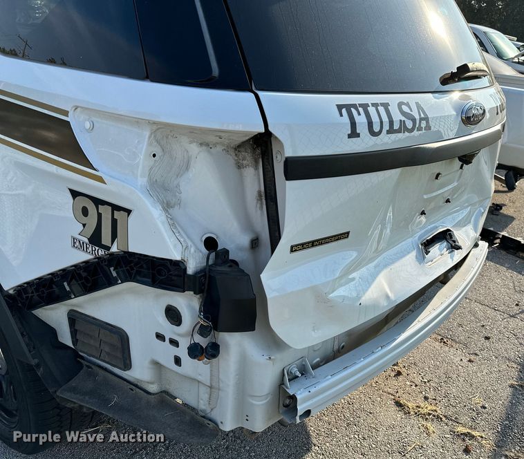 image for item GH9280 2016 Ford Explorer Police Interceptor  SUV