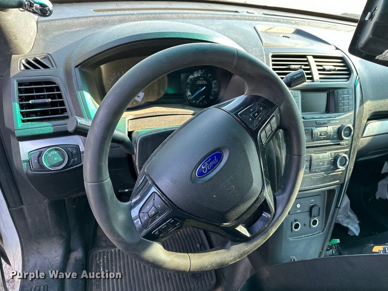 image for item GH9280 2016 Ford Explorer Police Interceptor  SUV