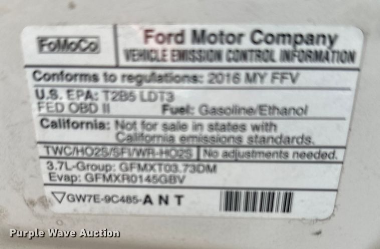 image for item GH9280 2016 Ford Explorer Police Interceptor  SUV