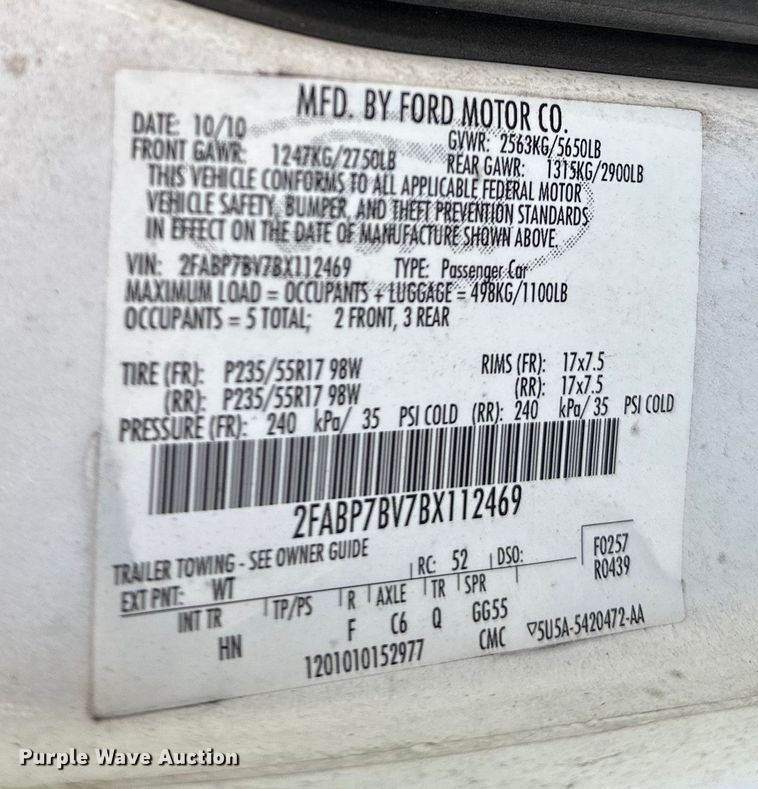 image for item GH9288 (2) Ford Crown Victoria Police Interceptors