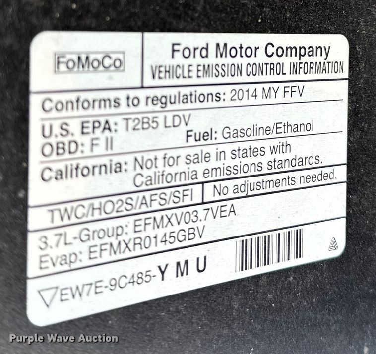 image for item GH9289 2014 Ford Taurus Police Interceptor