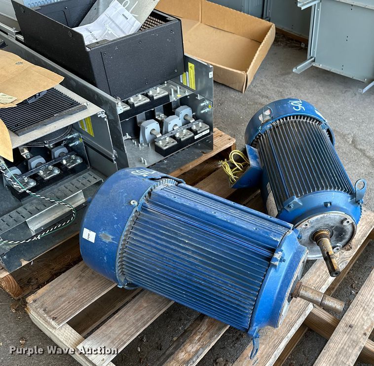 image for item GH9300 (2) Emerson AF06 electric motors