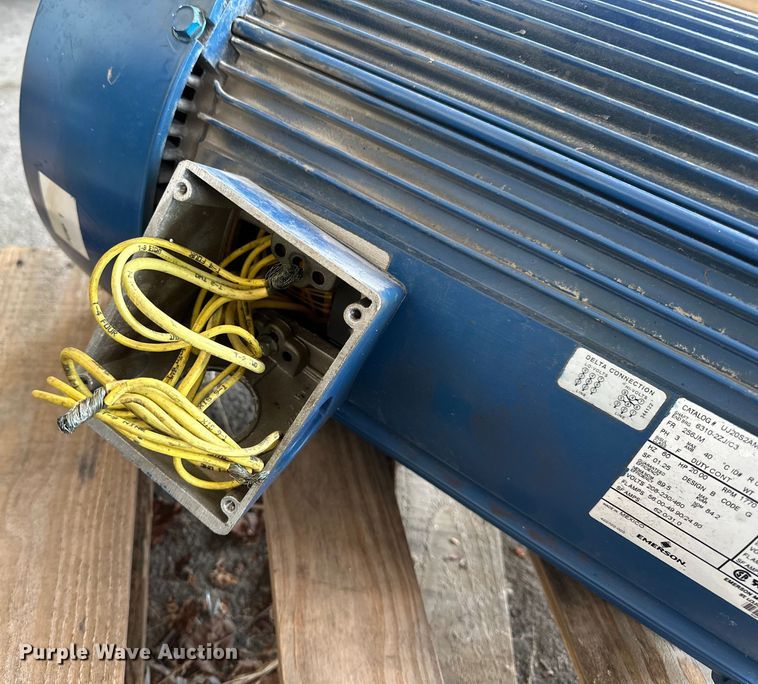 image for item GH9300 (2) Emerson AF06 electric motors