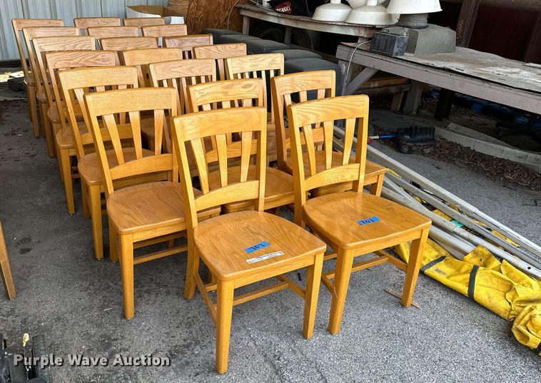 image for item GH9302 (20) wooden chairs