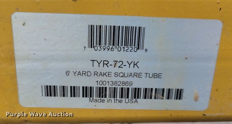 image for item IQ9872 King Kutter TYR-72-YK  landscape rake