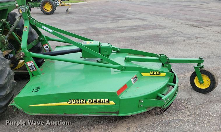 image for item IQ9873 John Deere MX6  rotary mower