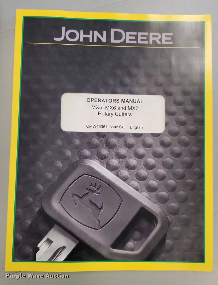 image for item IQ9873 John Deere MX6  rotary mower