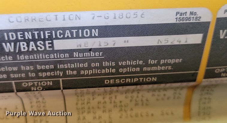 image for item IQ9875 1997 GMC C8500  dump truck