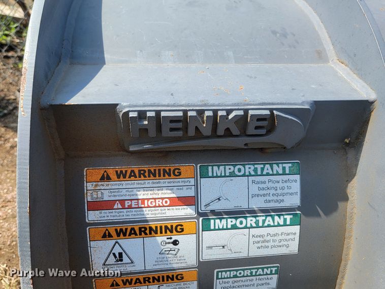 image for item KS9262 Heinke  10'W snow plow