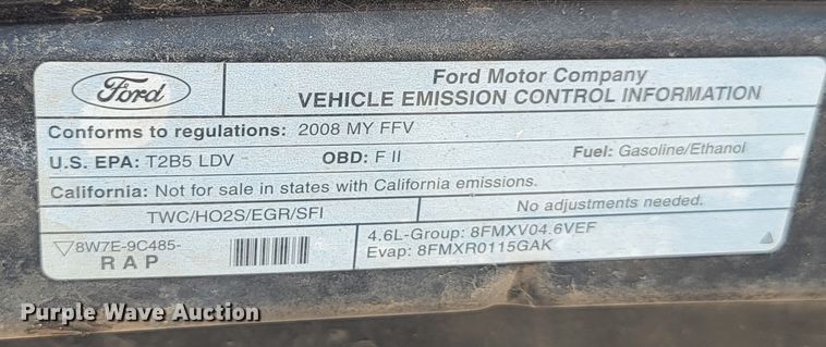 image for item KS9268 2008 Ford Crown Victoria Police Interceptor