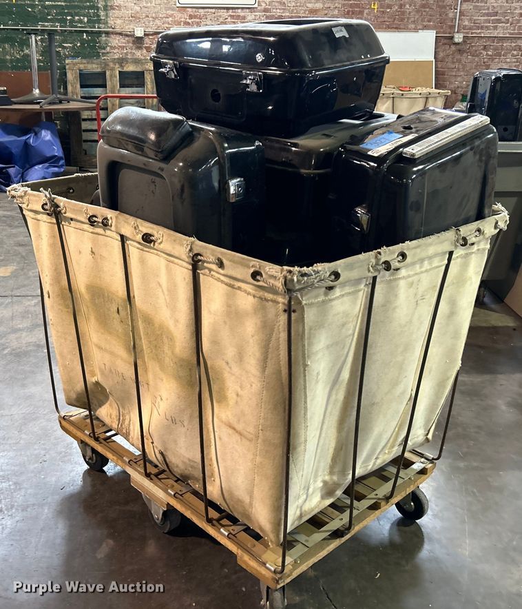 image for item LE9712 Approximately 11 Kawasaki motorcycle saddle bags