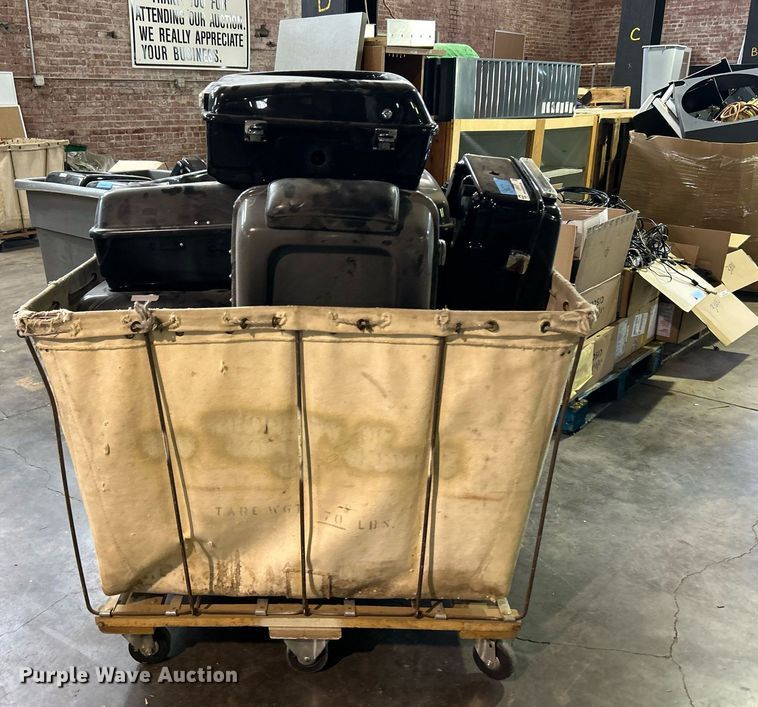 image for item LE9712 Approximately 11 Kawasaki motorcycle saddle bags