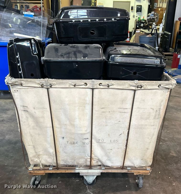 image for item LE9712 Approximately 11 Kawasaki motorcycle saddle bags