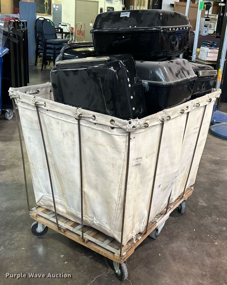 image for item LE9712 Approximately 11 Kawasaki motorcycle saddle bags