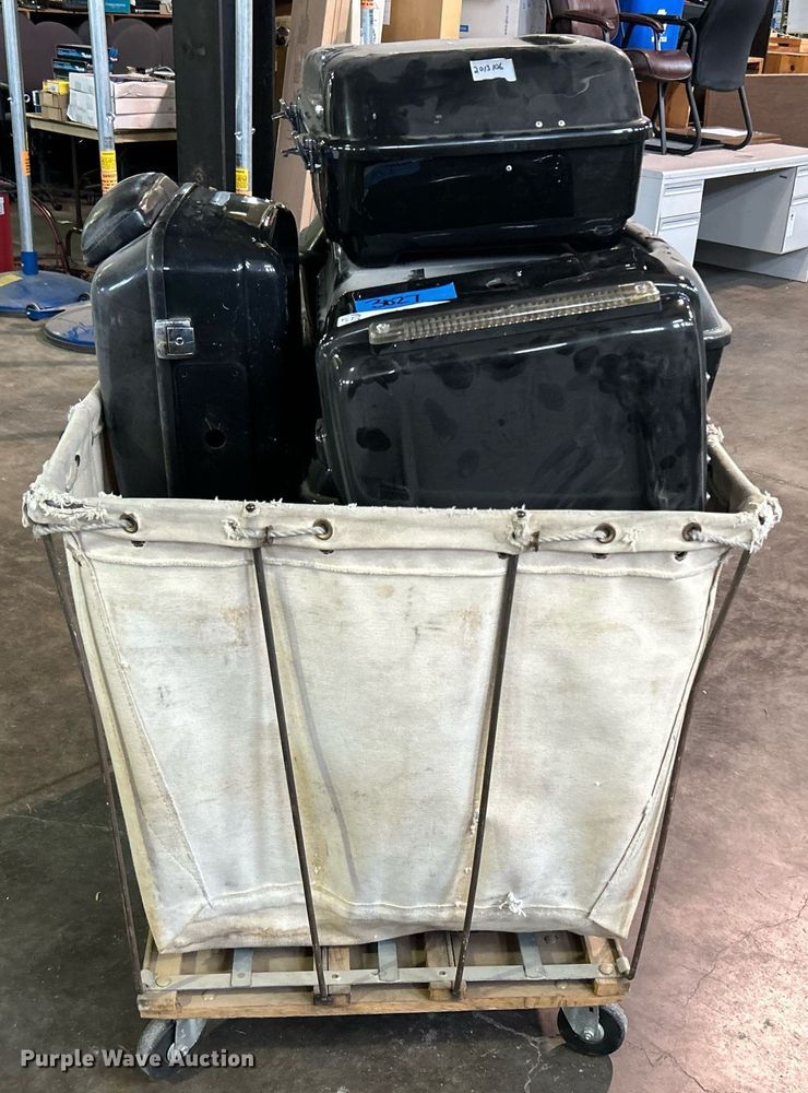 image for item LE9712 Approximately 11 Kawasaki motorcycle saddle bags