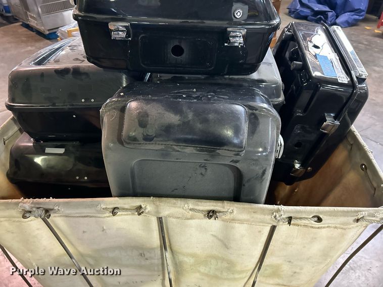 image for item LE9712 Approximately 11 Kawasaki motorcycle saddle bags