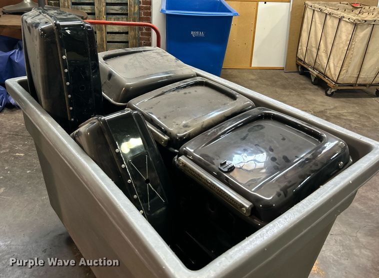 image for item LE9713 Approximately 11 Kawasaki motorcycle saddle bags