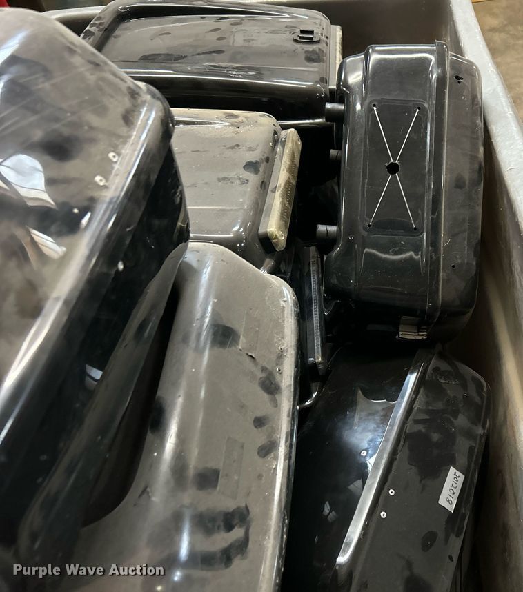 image for item LE9713 Approximately 11 Kawasaki motorcycle saddle bags