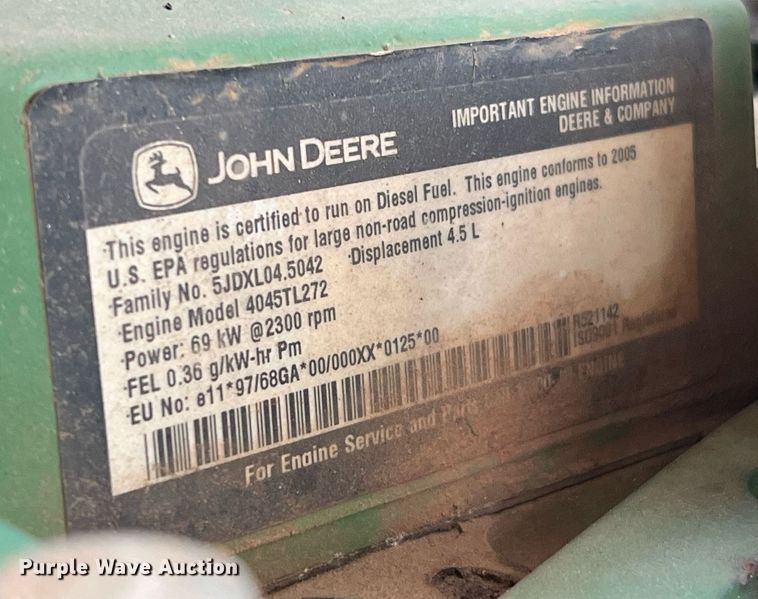 image for item LF9391 John Deere 6215  tractor