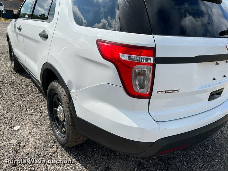 image for item LF9398 2015 Ford Explorer Police Interceptor  SUV