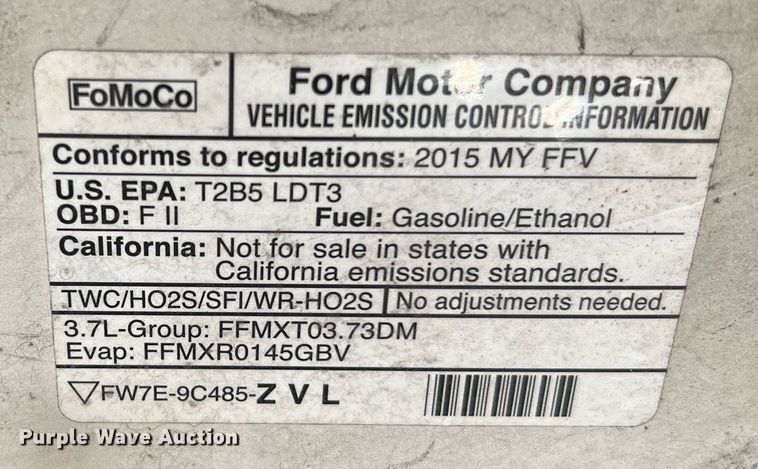 image for item LF9398 2015 Ford Explorer Police Interceptor  SUV